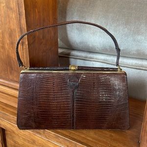 Vintage 1940’s Lizard Handbag